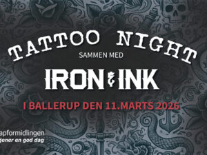 Tattoo Night sammen med IRON & INK 🩸🖤 (11. marts i Ballerup)